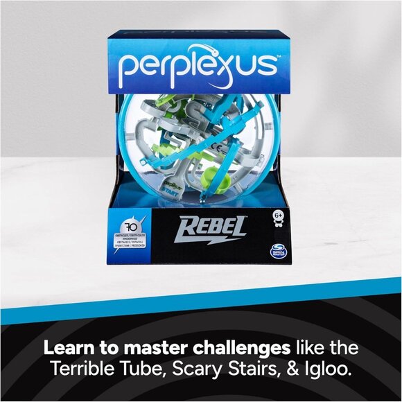 Perplexus Rebel 3D Maze Game Brain Teaser Gravity Puzzle Ball New Sealed Age 8+ - Picture 3 of 15